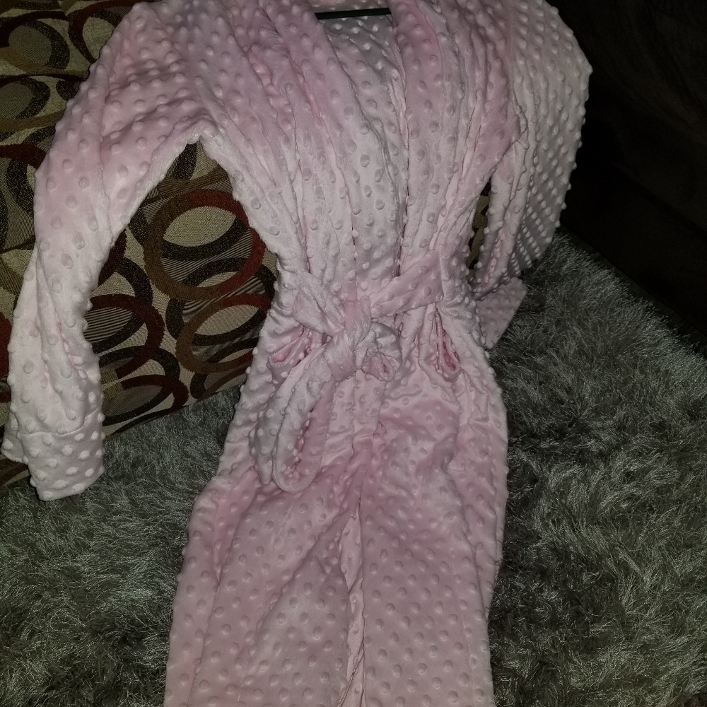 Baby pink robe